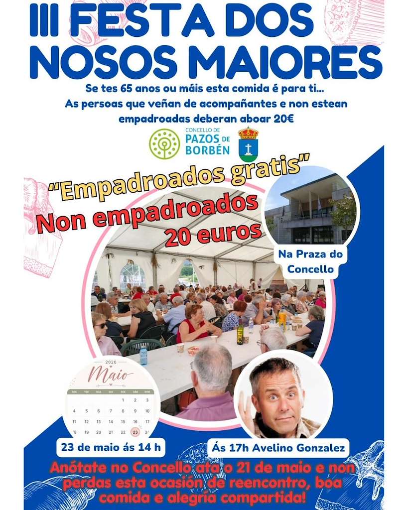 III Festa dos Nosos Maiores (2026) en Pazos de Borbén