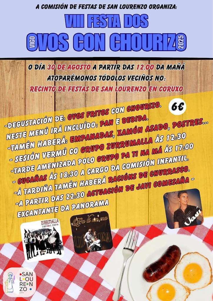 Festa dos Ovos con Chourizo de Coruxo  (2025) en Vigo