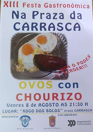 Fechas, información, programa, cartel, imágenes, mapa y ubicación de XIII Festa dos Ovos con Chourizo  en  Nigrán