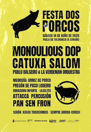 Fechas, información, programa, cartel, imágenes, mapa y ubicación de Festa dos Porcos  en  A Coruña