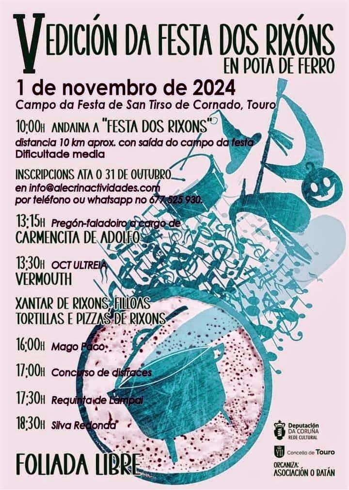 V Festa dos Rixóns en Pota de Ferro en Touro