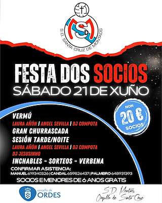 Fechas, información, programa, cartel, imágenes, mapa y ubicación de Festa dos Socios  en  Ordes