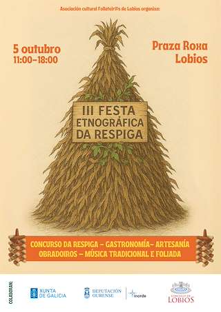 Fechas, información, programa, cartel, imágenes, mapa y ubicación de III Festa Etnográfica da Respiga  en  Lobios