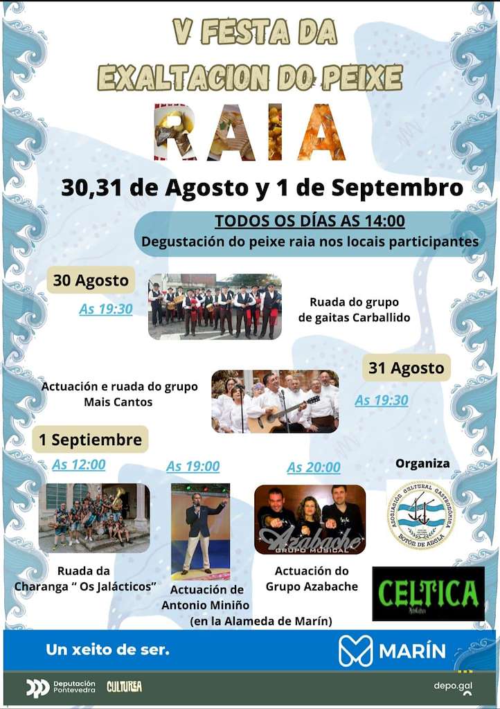 V Festa Exaltación do Peixe Raia en Marín