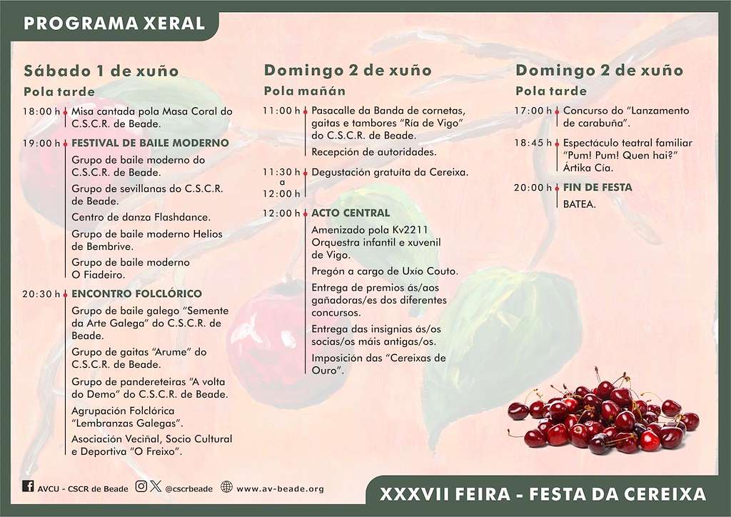 XXXVII Festa - Feira da Cereixa de Beade en Vigo