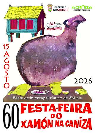 Fechas, información, programa, cartel, imágenes, mapa y ubicación de LX Festa - Feira do Xamón (2026) en A Caniza