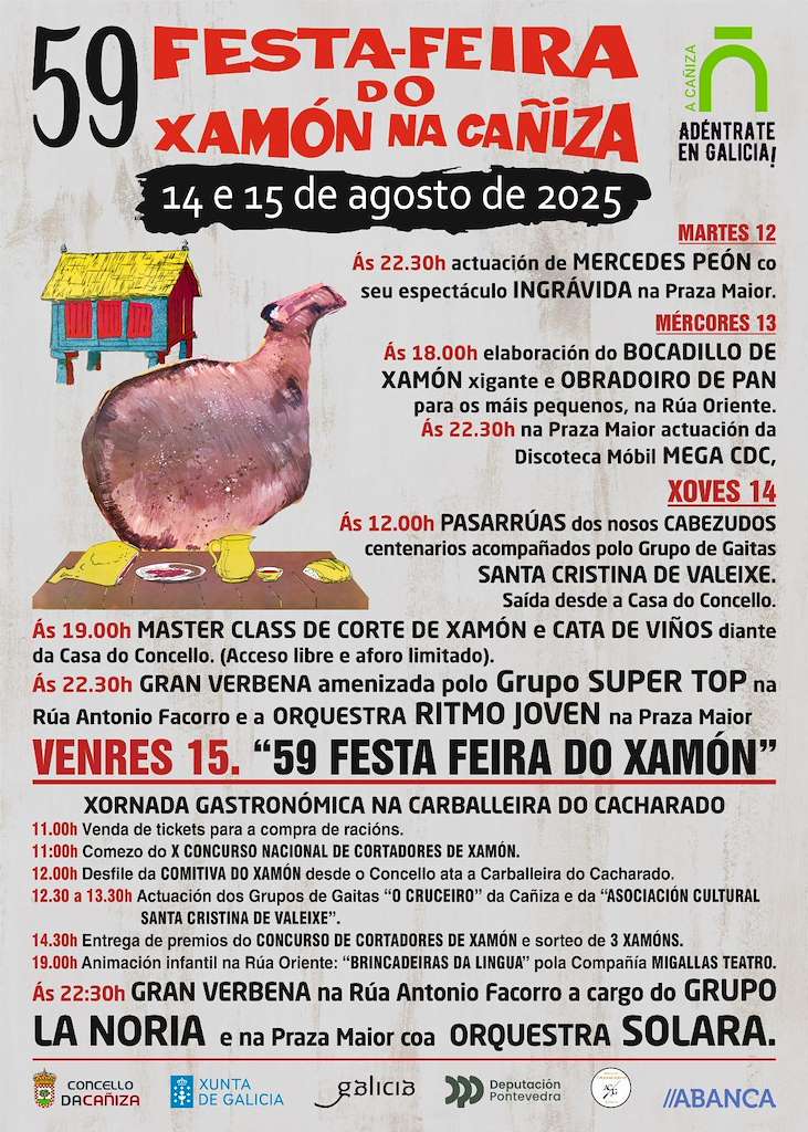 LIX Festa - Feira do Xamón (2026) en A Caniza