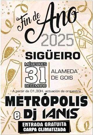 Fechas, información, programa, cartel, imágenes, mapa y ubicación de Festa Fin de Año de Sigüeiro (2025)  en  Oroso
