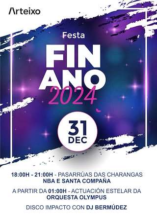 Fechas, información, programa, cartel, imágenes, mapa y ubicación de Festa Fin de Ano  en  Arteixo