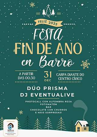 Fechas, información, programa, cartel, imágenes, mapa y ubicación de Festa Fin de Ano   en  Barro