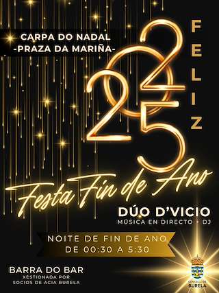 Fechas, información, programa, cartel, imágenes, mapa y ubicación de Festa Fin de Ano  en  Burela