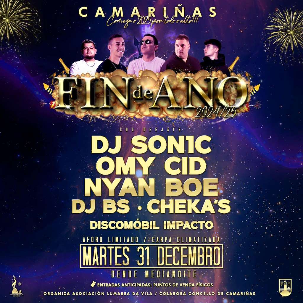 Festa Fin de Ano (2025) en Camariñas