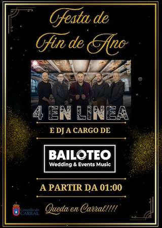 Fechas, información, programa, cartel, imágenes, mapa y ubicación de Festa Fin de Ano (2025)  en  Carral