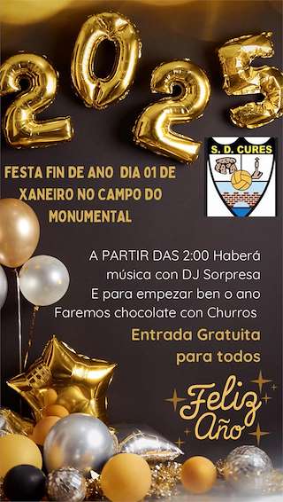 Fechas, información, programa, cartel, imágenes, mapa y ubicación de Festa Fin de Ano de Cures  en  Boiro