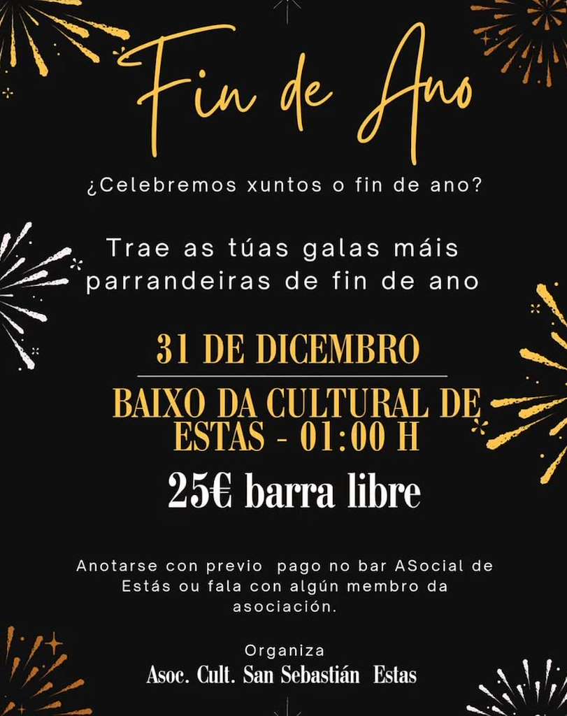 Festa Fin de Ano de Estás  en Tomiño