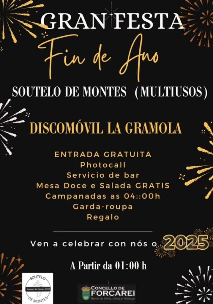 Festa Fin de Ano de Soutelo de Montes en Forcarei