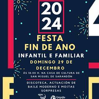 Fechas, información, programa, cartel, imágenes, mapa y ubicación de Festa Fin de Ano Infantil e Familiar  en  Vedra