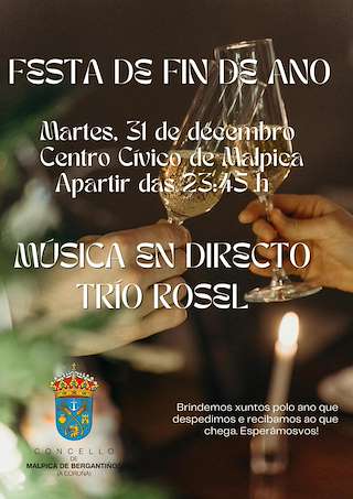 Fechas, información, programa, cartel, imágenes, mapa y ubicación de Festa Fin de Ano  en  Malpica de Bergantiños