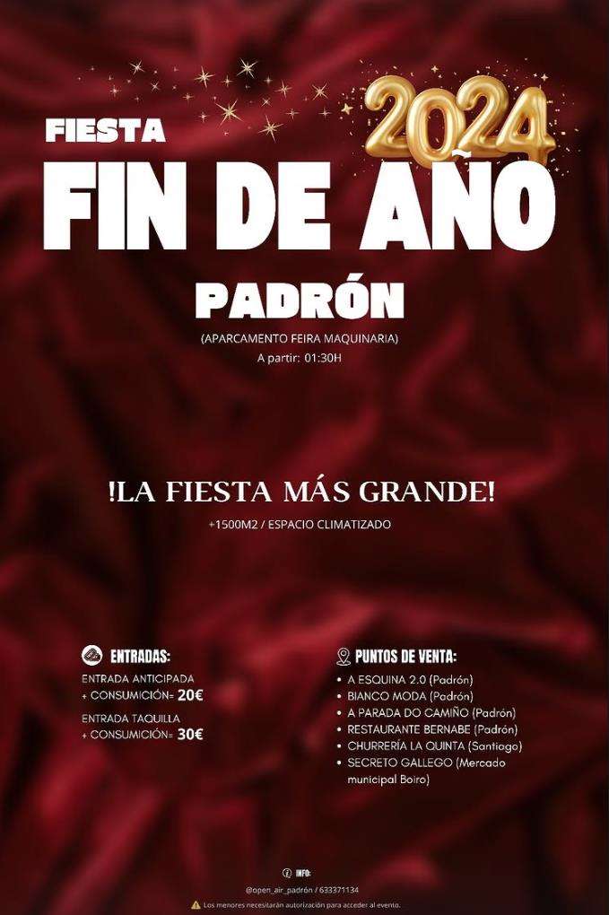 Festa Fin de Ano en Padrón