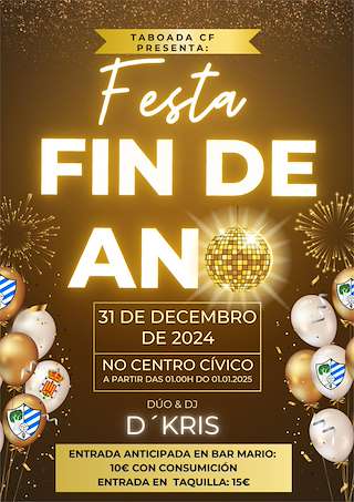 Fechas, información, programa, cartel, imágenes, mapa y ubicación de Festa Fin de Ano   en  Taboada