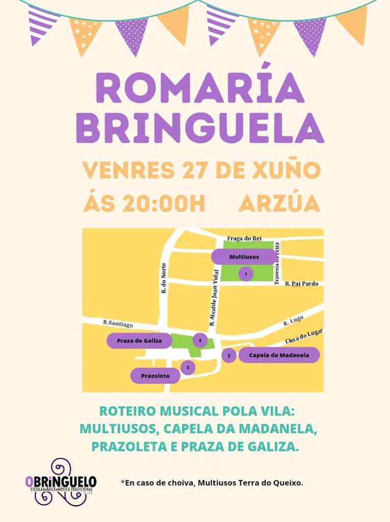 Festa Fin de Curso O Bringuelo (2026) en Arzúa