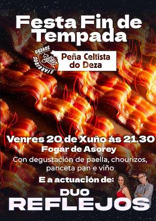 Fechas, información, programa, cartel, imágenes, mapa y ubicación de Festa Fin de Tempada da Peña Celtista do Deza  en  Lalín