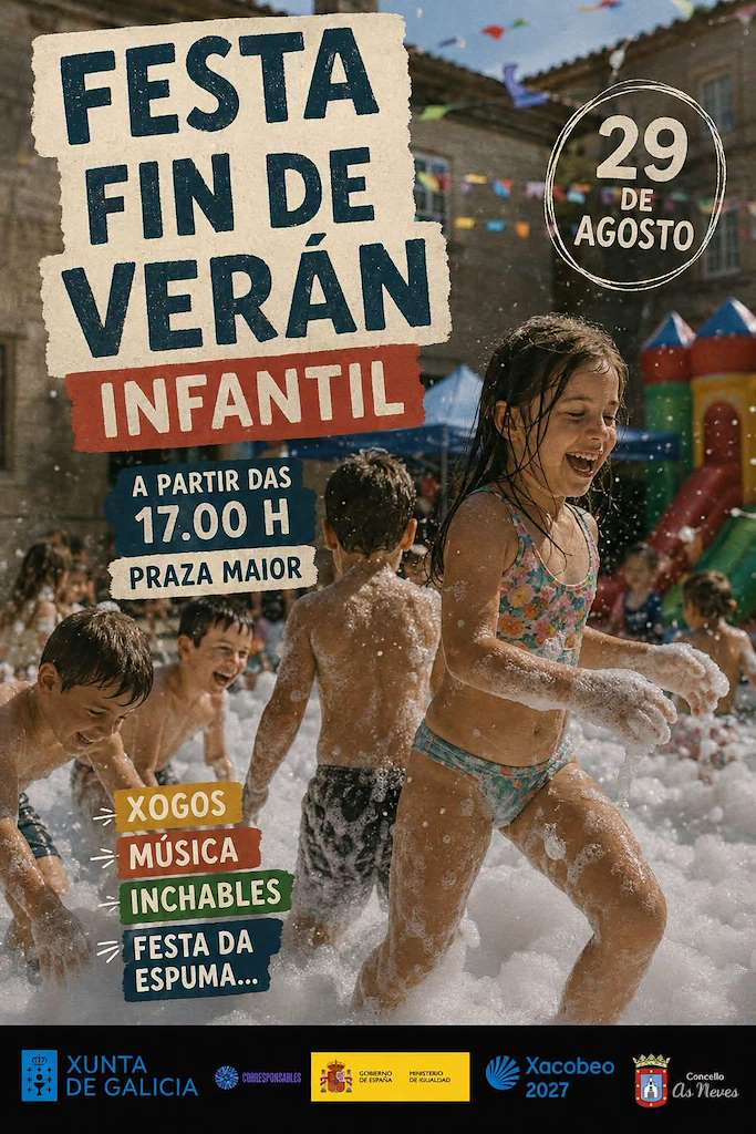 Festa Fin de Verán Infantil (2026) en As Neves