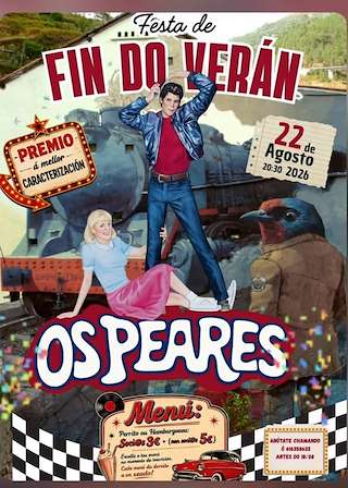 Fechas, información, programa, cartel, imágenes, mapa y ubicación de Festa Fin do Verán (2026)  en  A Peroxa