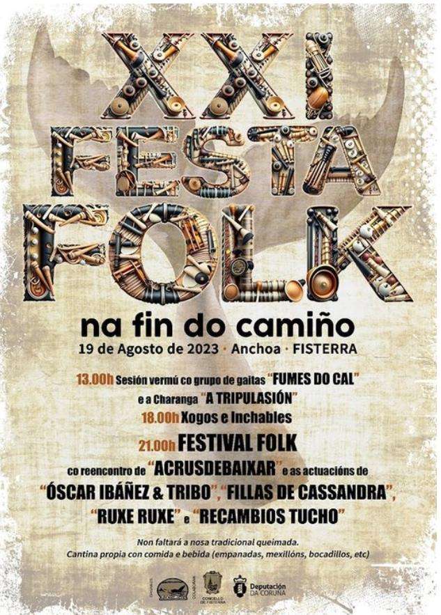 XXI Festa Folk na Fin do Camiño en Fisterra