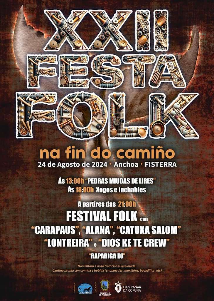 XXI Festa Folk na Fin do Camiño en Fisterra