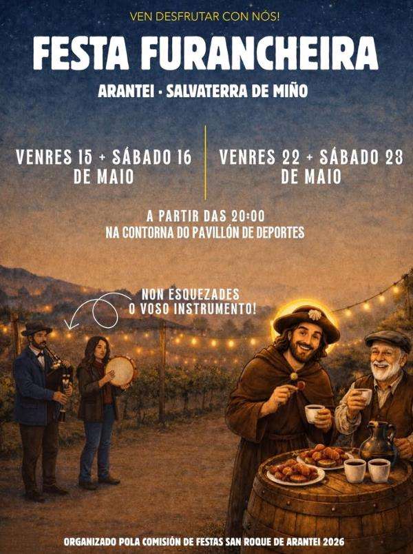 Festa Furancheira de Arantei (2026) en Salvaterra do Miño
