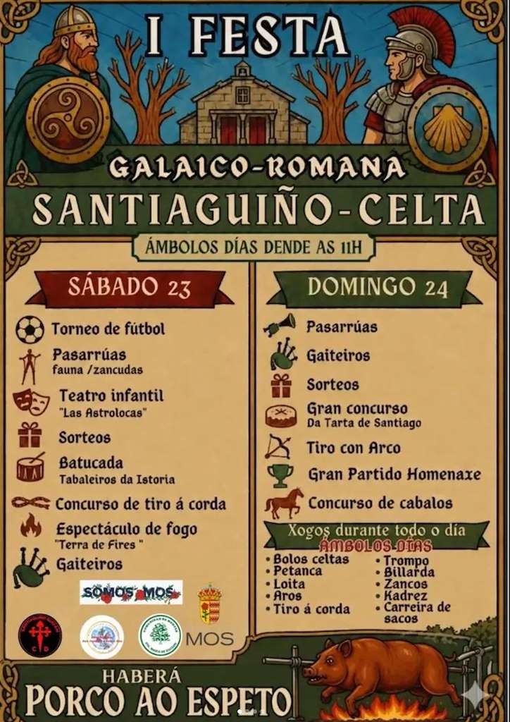 I Festa Galaico-Romana Santiaguiño Celta (2026) en Mos