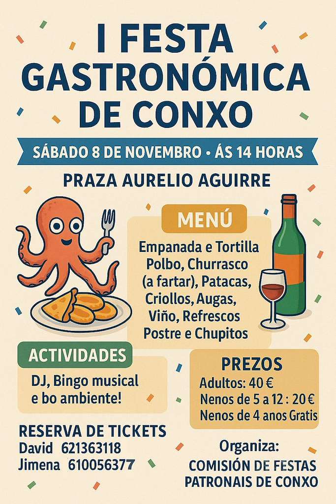I Festa Gastronómica de Conxo en Santiago de Compostela