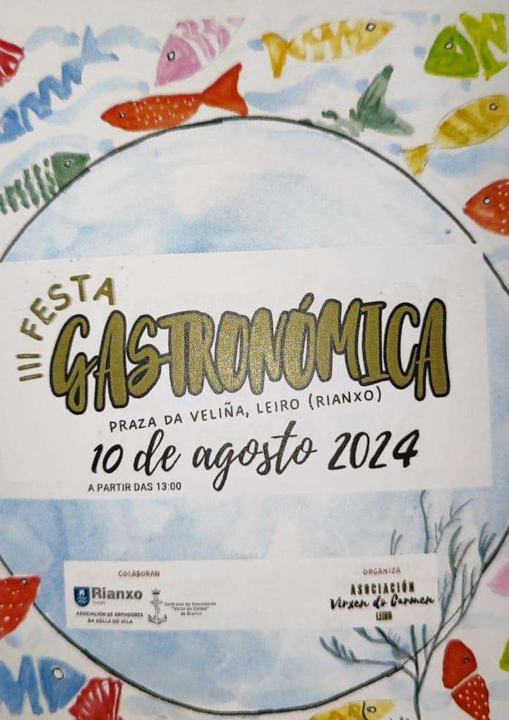 III Festa Gastronómica de Leiro en Rianxo