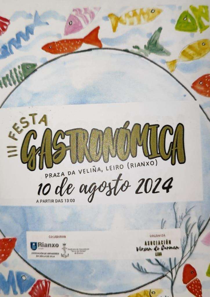 II Festa Gastronómica de Leiro en Rianxo