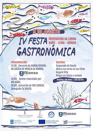 Fechas, información, programa, cartel, imágenes, mapa y ubicación de IV Festa Gastronómica de Leiro  en  Rianxo