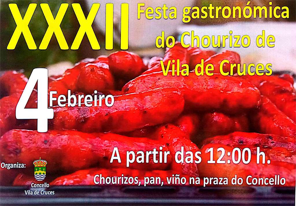 XXXII Festa Gastronómica do Chourizo en Vila de Cruces