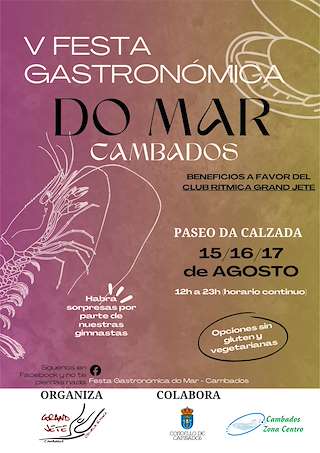 Fechas, información, programa, cartel, imágenes, mapa y ubicación de V Festa Gastronómica do Mar  en  Cambados