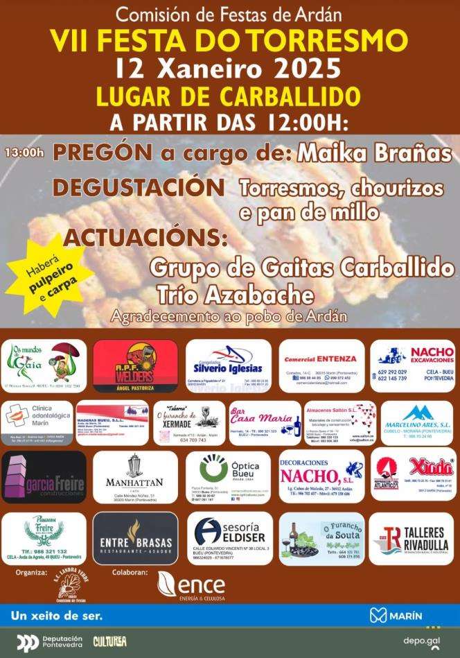 VII Festa Gastronómica do Torresmo en Marín