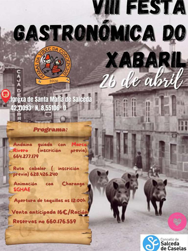 VIII Festa Gastronómica do Xabaril en Salceda de Caselas