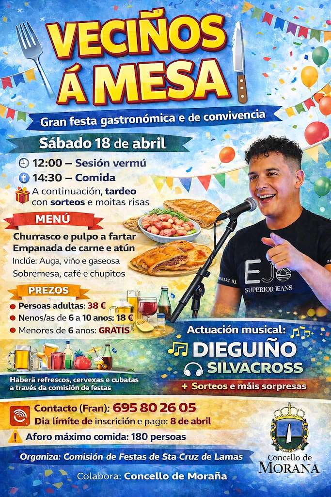 Festa Gastronómica e de Convivencia de de Sta. Cruz de Lamas en Moraña
