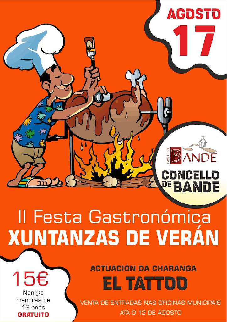 Festa Gastronómica Xuntanzas de Verán en Bande