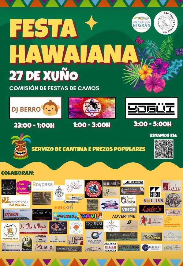 Festa Hawaiana de Camos en Nigrán