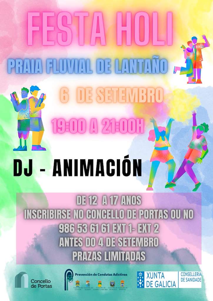 Festa Holi de Lantaño en Portas