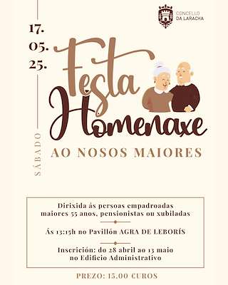 Fechas, información, programa, cartel, imágenes, mapa y ubicación de Festa Homenaxe a os Nosos Maiores  en  Laracha