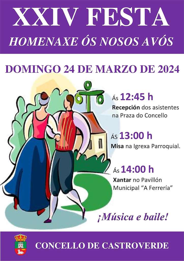 XXIV Festa Homenaxe os Nosos Avós (2024) en Castroverde
