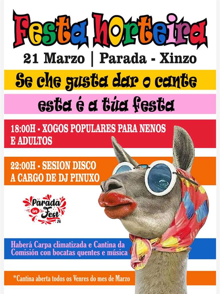 Festa Horteira de Parada en Xinzo de Limia