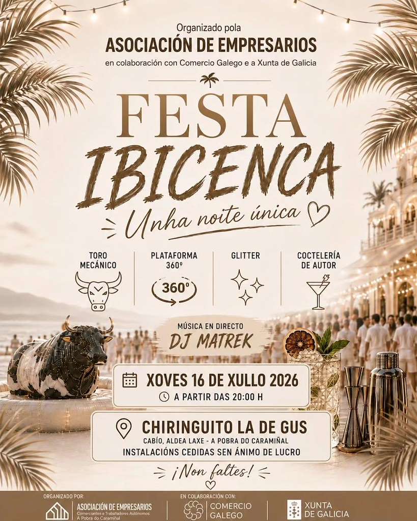 Festa Ibicenca (2026) en A Pobra do Caramiñal