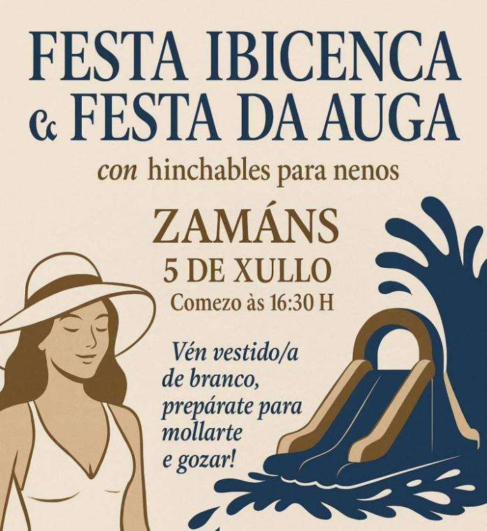 Festa Ibicenza e Festa da Auga de Zamáns en Vigo