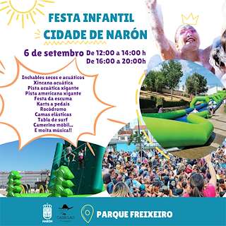 Fechas, información, programa, cartel, imágenes, mapa y ubicación de Festa Infantil Cidade de Narón